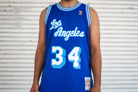 Mitchell N Ness Swingman Jersey Los Angeles Lakers Alternate 1996-97 Shaquille O'Neal - Mitchell & Ness