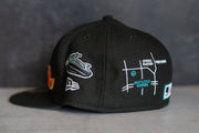 New Era Florida Marlins City Transit Pack 59Fifty Fitted Cap (Black) - New Era