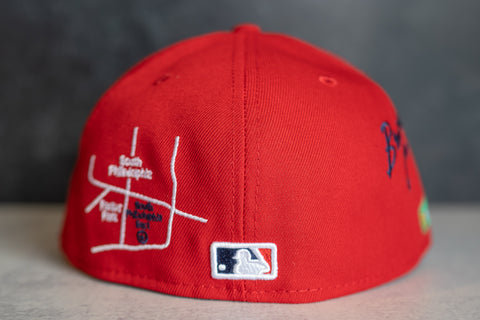 New Era Philadelphia Phillies City Transit Pack 59Fifty Fitted Cap (Red) - New Era