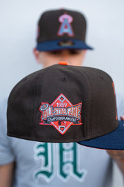 New Era Anaheim Angels 1989 ASG Grapefruit UV (Mocha/Navy) - New Era