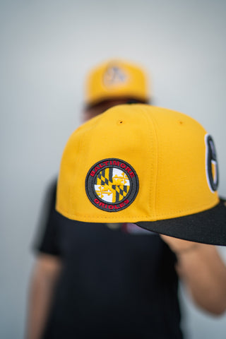New Era Baltimore Orioles State Flag Red UV (Yellow/Black) - New Era