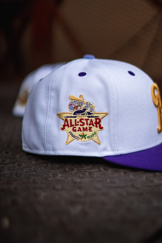 New Era Frisco Roughriders ASG Lavender UV (White/Royal Purple) - New Era