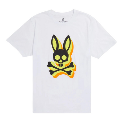 Psycho Bunny Lamport Graphic Tee (White) - Psycho Bunny
