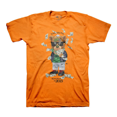 Sniper Gang Kodak in 2015 Tee (Orange) - Sniper Gang Apparel