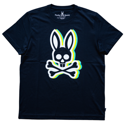 Psycho Bunny Challis Graphic Tee (Navy) - Psycho Bunny