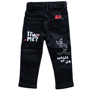 HAUS OF JR KID'S LOONEY BOSS DENIM (BLACK) - Haus of JR
