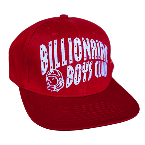 Billionaire Boys Club Classic Arch Snapback (Lollipop Red) - Billionaire Boys Club