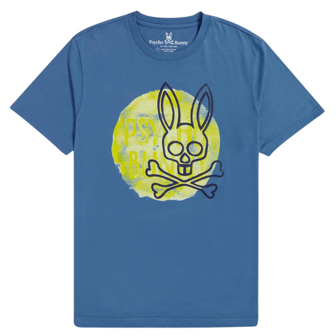 KIDS Psycho Bunny Arnell Graphic Tee (Celestial Blue) - Psycho Bunny