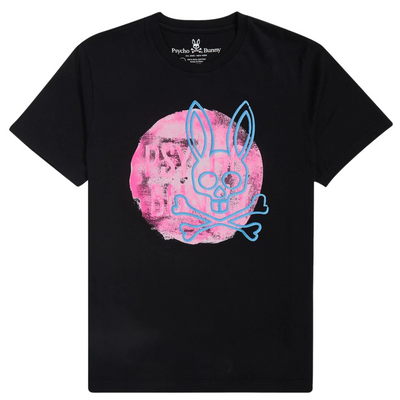 Psycho Bunny Arnell Graphic Tee (Black) - Psycho Bunny