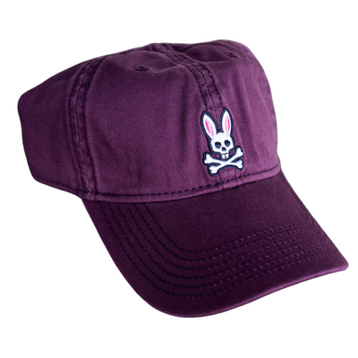 Psycho Bunny Sunbleached Cap (Royal Plum) - Psycho Bunny