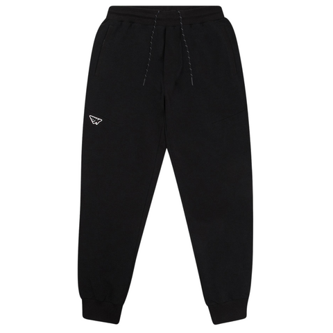 Paper Planes Solid Joggers (Black) - Paper Plane
