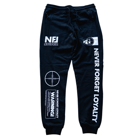 Sniper Gang NFL Joggers (Black) - Sniper Gang Apparel