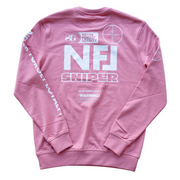Sniper Gang NFL Crewneck (Pink) - Sniper Gang Apparel