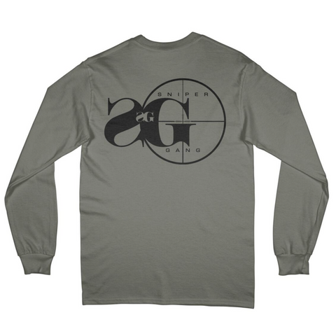 Sniper Gang Super Gremlin Long Sleeve (Army Green) - Sniper Gang Apparel