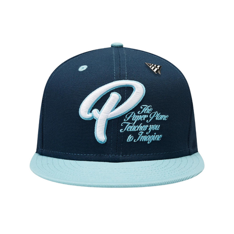 Paper Plane Scripted Snapback (Moonlit Ocean) - Paper Plane