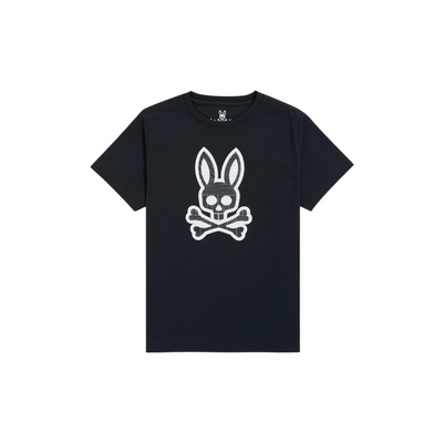 Kids Psycho Bunny Liam Navy Tee (Navy) - Psycho Bunny