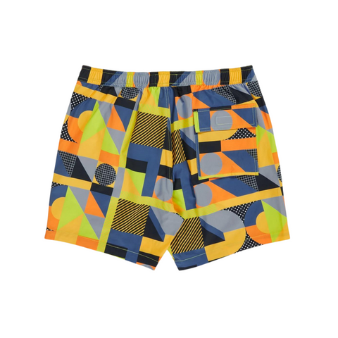 Psycho Bunny HENRY DECO SWIM TRUNKS (Navy) - Psycho Bunny