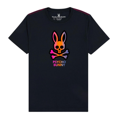 Psycho Bunny Men's Dylan Gradient Bunny Tee (Navy) - Psycho Bunny