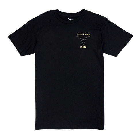 Paper Planes Beyond The Surface Tee (Black) - Paper Plane