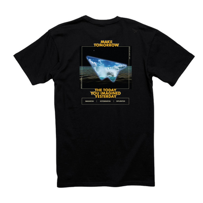 Paper Planes Beyond The Surface Tee (Black) - Paper Plane