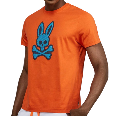 Psycho Bunny JORDAN MESH TEE (Alloy Orange) - Psycho Bunny