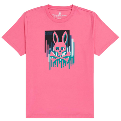 Psycho Bunny MENS Hayden TEE (Love Pink) - Psycho Bunny