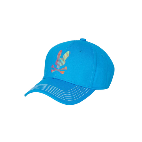 KIDS Psycho Bunny Hindes Baseball Cap (Seaport Blue) - Psycho Bunny