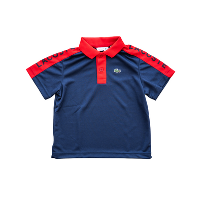 KIDS Lacoste Bicolor Polo (Navy/Red) - Lacoste