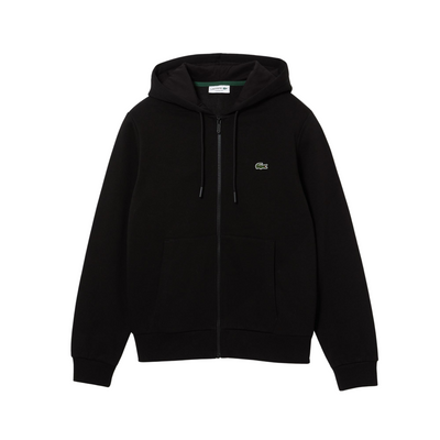 Lacoste Kangaroo Pocket Color-Block Sweatshirt (Black) - Lacoste