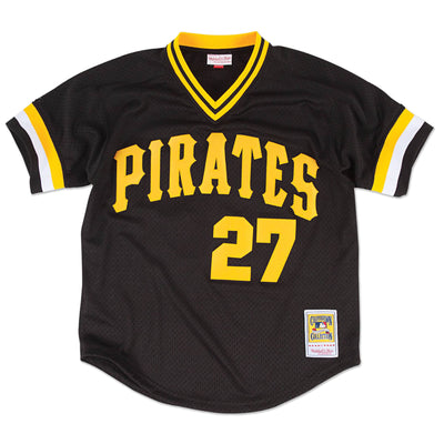 Authentic Kent Tekulve Pittsburgh Pirates 1982 Mesh BP Jersey - Mitchell & Ness
