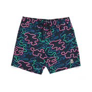 Mens Psycho Bunny Perry Swim Trunk (Navy) - Psycho Bunny