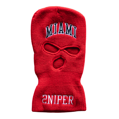 Sniper Gang Heat Ski Mask (Red) - Sniper Gang Apparel