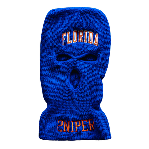 Sniper Gang Gators Ski Mask (Blue) - Sniper Gang Apparel