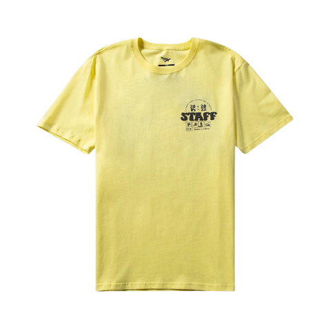 Paper Plane Camp Staff Tee (Canary) - Paper Plane