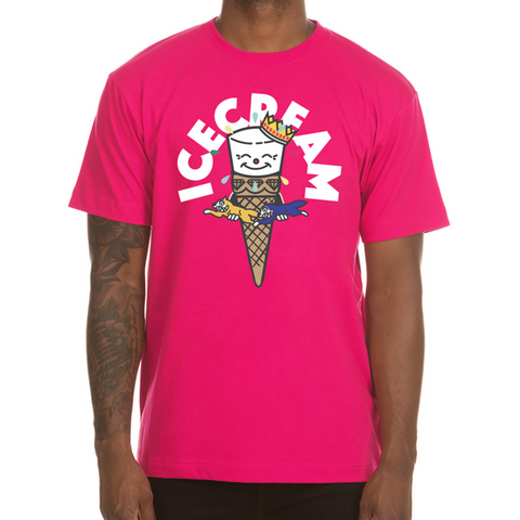 ICECREAM Visitation SS Tee (Pink Peacock) - Ice Cream