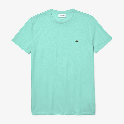 Lacoste Crew Neck Pima Cotton Jersey T-shirt (Mint Green) - Lacoste