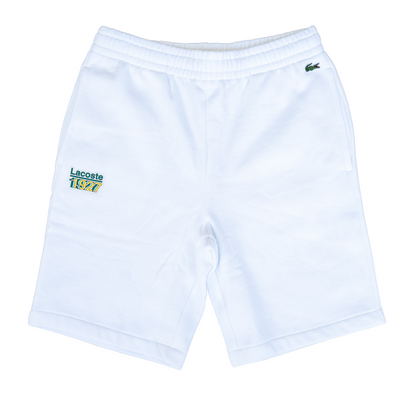 Lacoste 1927 Cotton Shorts (White) - Lacoste