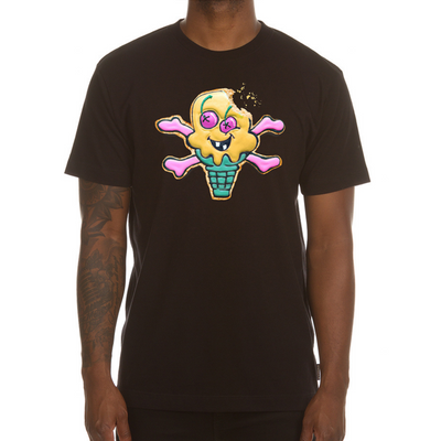 Ice Cream Cookies SS Tee (Black) - Ice Cream