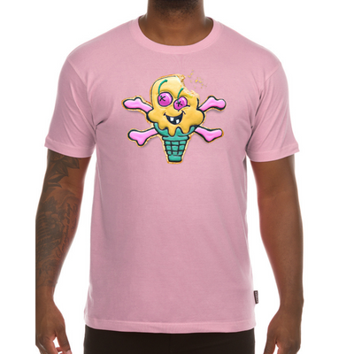 Ice Cream Cookies SS Tee (Pink Nectar) - Ice Cream