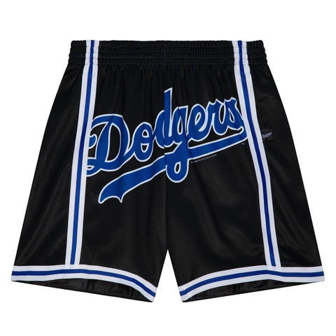 Mitchell & Ness Big Face Shorts Los Angeles Dodgers (Black) - Mitchell & Ness